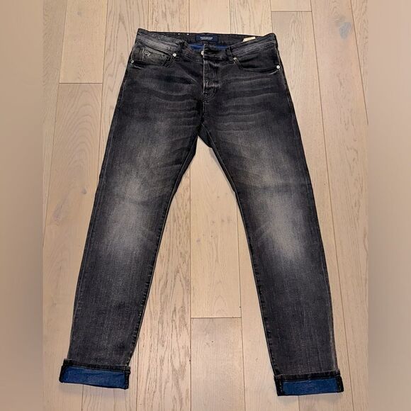 RETAIL VALUE $1200 SCOTCH & SODA MENS RALSTON SLIM FIT DENIM JEANS BUNDLE - Picture 5 of 15